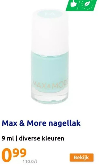 Action Max & more nagellak aanbieding