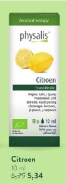 Holland & Barrett Citroen 10 ml aanbieding
