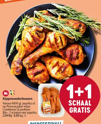 Delhaize Kippenonderbouten Natuur (600g), Paprila of Provencaalse Wijze aanbieding