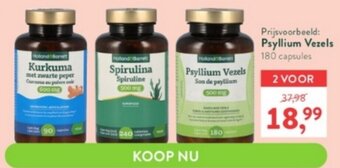 Holland & Barrett Psyllium Vezels 180 capsules aanbieding