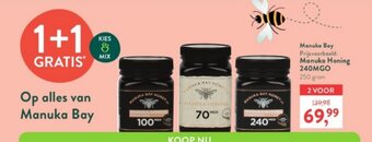 Holland & Barrett Manuka Bay Manuka Honing 240MGO 250 gram aanbieding