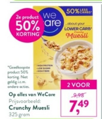 WeCare Crunchy Muesli 325 gram