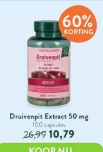 Holland & Barrett Druivenpit Extract 50 mg 100 capsules aanbieding