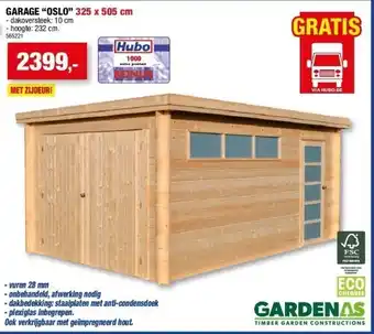 Garage “oslo” 325 x 505 cm