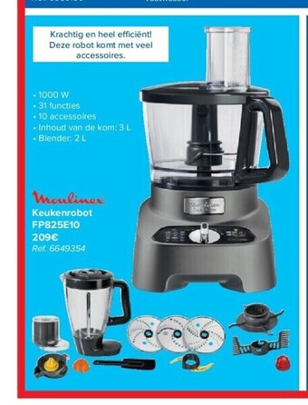 Carrefour Keukenrobot fp825e10 aanbieding