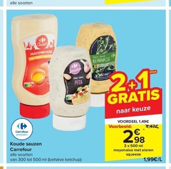 Carrefour Koude sauzen carrefour aanbieding