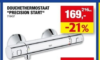 Hubo Douchethermostaat “precision start“ aanbieding