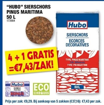 Hubo “hubo” sierschors pinus maritima 50 l aanbieding