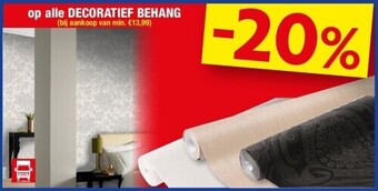 Op alle decoratief behang