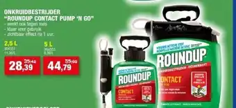Onkruidbestrijder “roundup contact pump ‘n go” 2,5 l