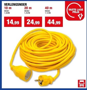 Hubo Verlengsnoer 10 m aanbieding