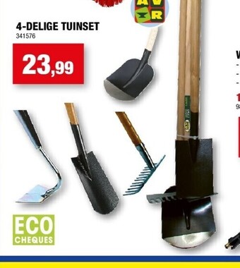 Hubo 4-delige tuinset aanbieding