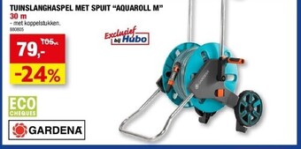 Hubo Tuinslanghaspel met spuit “aquaroll m” 30 m aanbieding