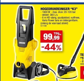Hubo Hogedrukreiniger “k3” - 1600 w aanbieding