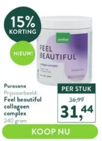 Purasana Feel beautiful collageen complex 240 gram