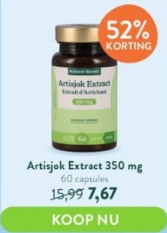 Holland & Barrett Artisjok Extract 350 mg 60 capsules aanbieding