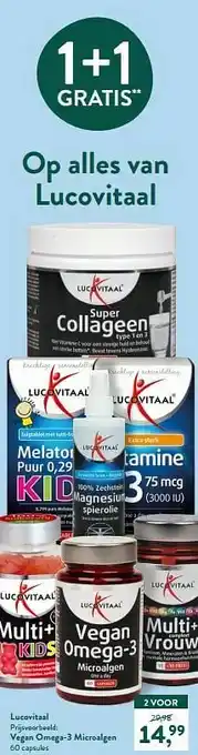 Holland & Barrett Vegan omega-3 microalgen aanbieding