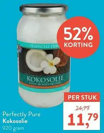 Holland & Barrett Perfectly pure kokosolie aanbieding