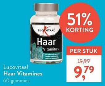 Holland & Barrett Lucovitaal haar vitamines aanbieding
