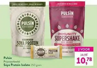 Holland & Barrett Soya protein isolate aanbieding