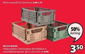Jysk Milas mand aanbieding