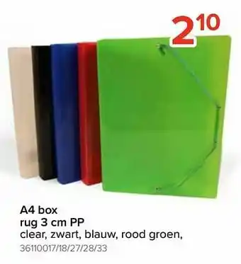 Euroshop A4 box rug 3 cm pp aanbieding