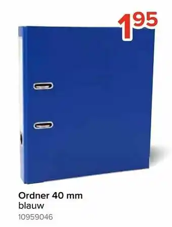 Ordner blauw