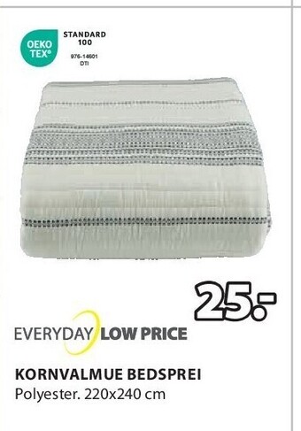 Jysk Kornvalmue bedsprei aanbieding