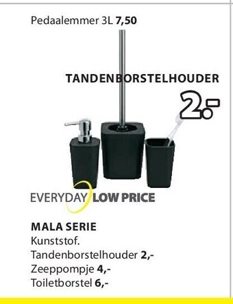 Jysk Mala serie aanbieding