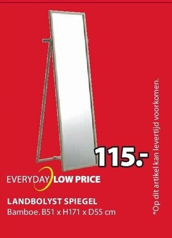 Jysk Landbolyst spiegel aanbieding