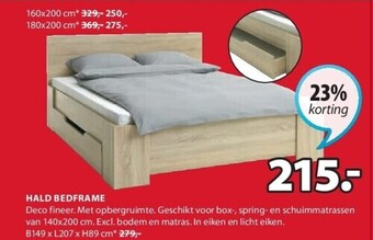 Jysk Hald bedframe aanbieding
