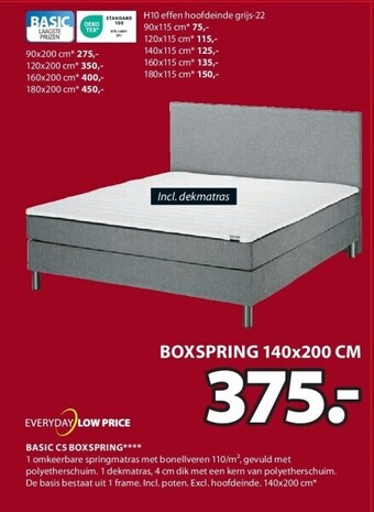 Basic c5 boxspring
