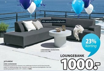 Jysk Uhre loungebank aanbieding