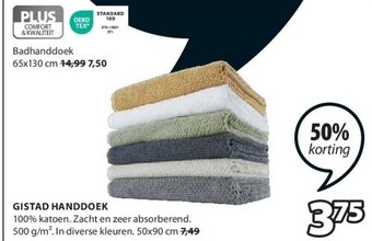 Jysk Gistad handdoek aanbieding