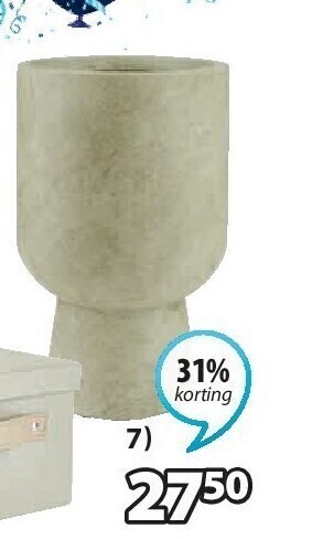 Jysk Solvi bloempot aanbieding