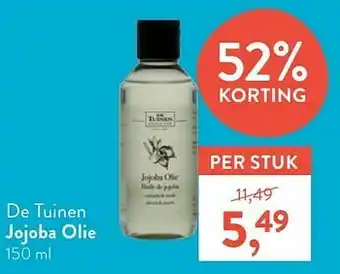 Holland & Barrett De tuinen jojoba olie aanbieding