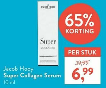 Holland & Barrett Jacob hooy super collagen serum aanbieding