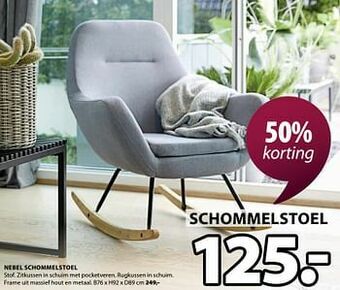 Jysk Nebel schommelstoel aanbieding