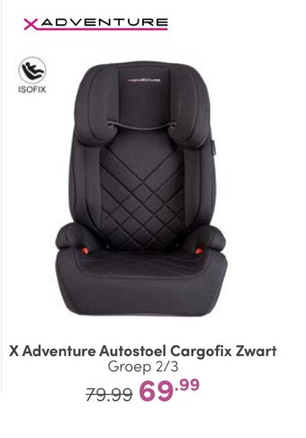 X Adventure Autostoel Cargofix Zwart