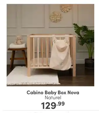 Baby & Tiener Cabino Baby Box Nova Naturel aanbieding