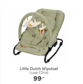 Baby & Tiener Little Dutch Wipstoel Luxe Olive aanbieding
