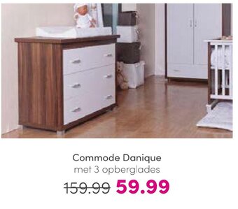 Baby & Tiener Commode Danique met 3 opberglades aanbieding