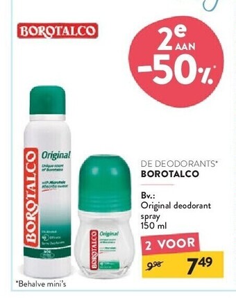 Di Original deodorant spray 150 ml aanbieding