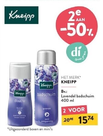 Di Lavendel badschuim 400 ml aanbieding