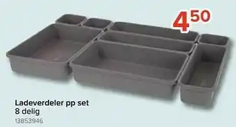 Euroshop Ladeverdeler pp set 8 delig aanbieding