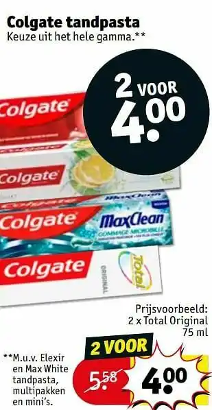 Kruidvat Total original aanbieding