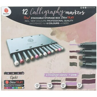 Action Decotime kalligrafie markers aanbieding