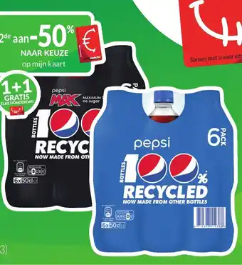 Intermarché Pepsi regular of max infles 6x50CL aanbieding