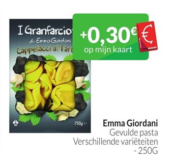 Intermarché Emma Giordani Gevulde pasta 250G aanbieding