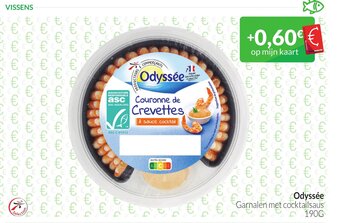 Intermarché Odyssée Garnalen met cocktailsaus 190G aanbieding
